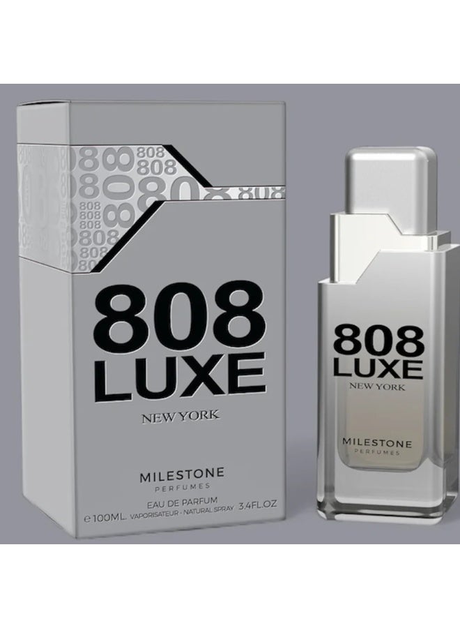Milestone 808 Luxe New York - For Men - EDP - 100ml - Image 4